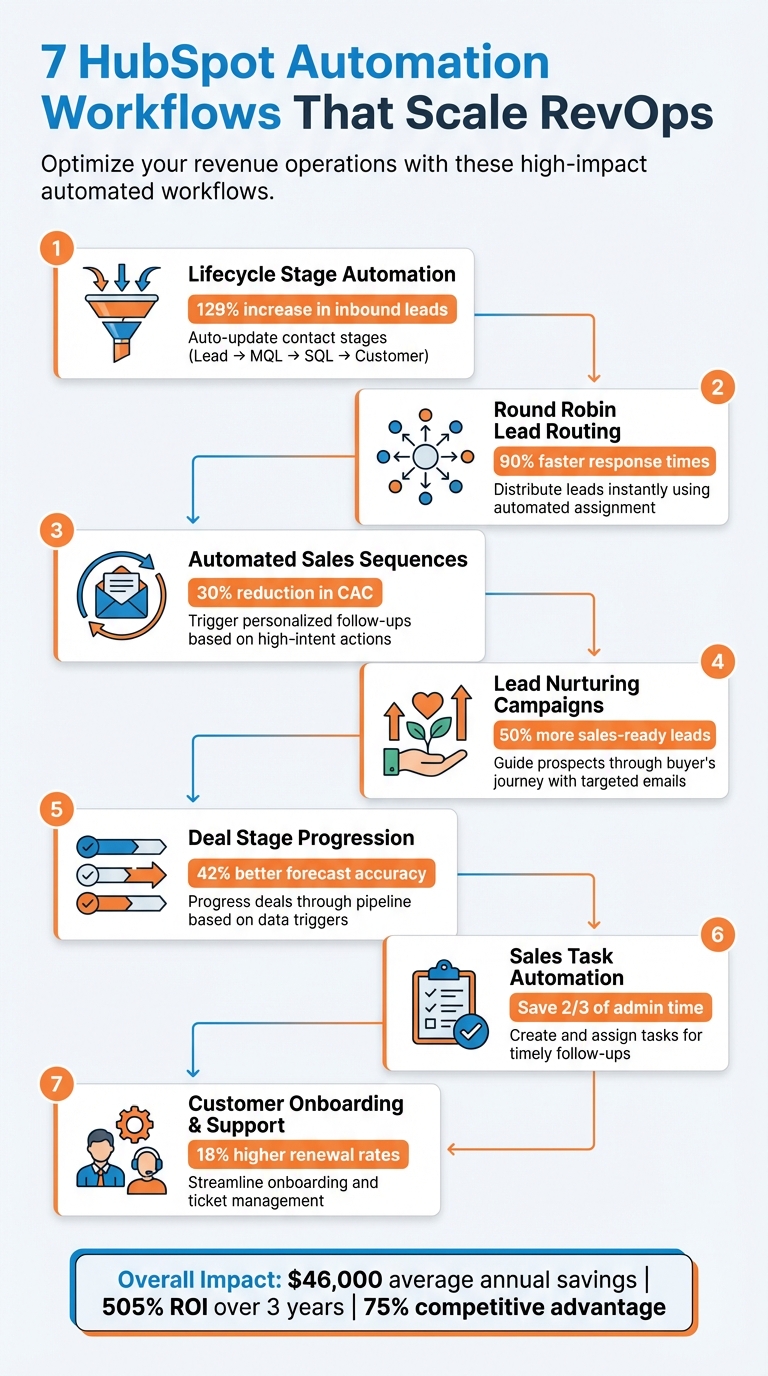 7 HubSpot Automation Workflows for Scaling RevOps