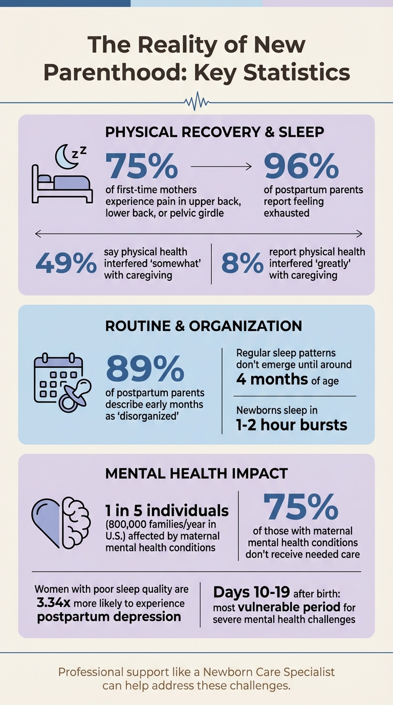 Postpartum Challenges and Mental Health Statistics for New Parents