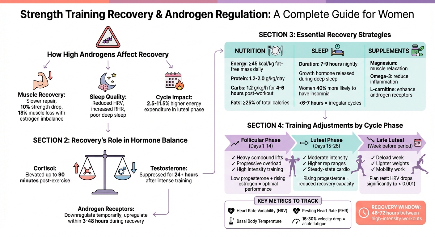 Strength Training Recovery and Androgen Regulation Guide for Women