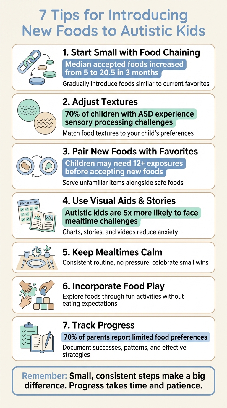 7 Evidence-Based Tips for Introducing New Foods to Autistic Children