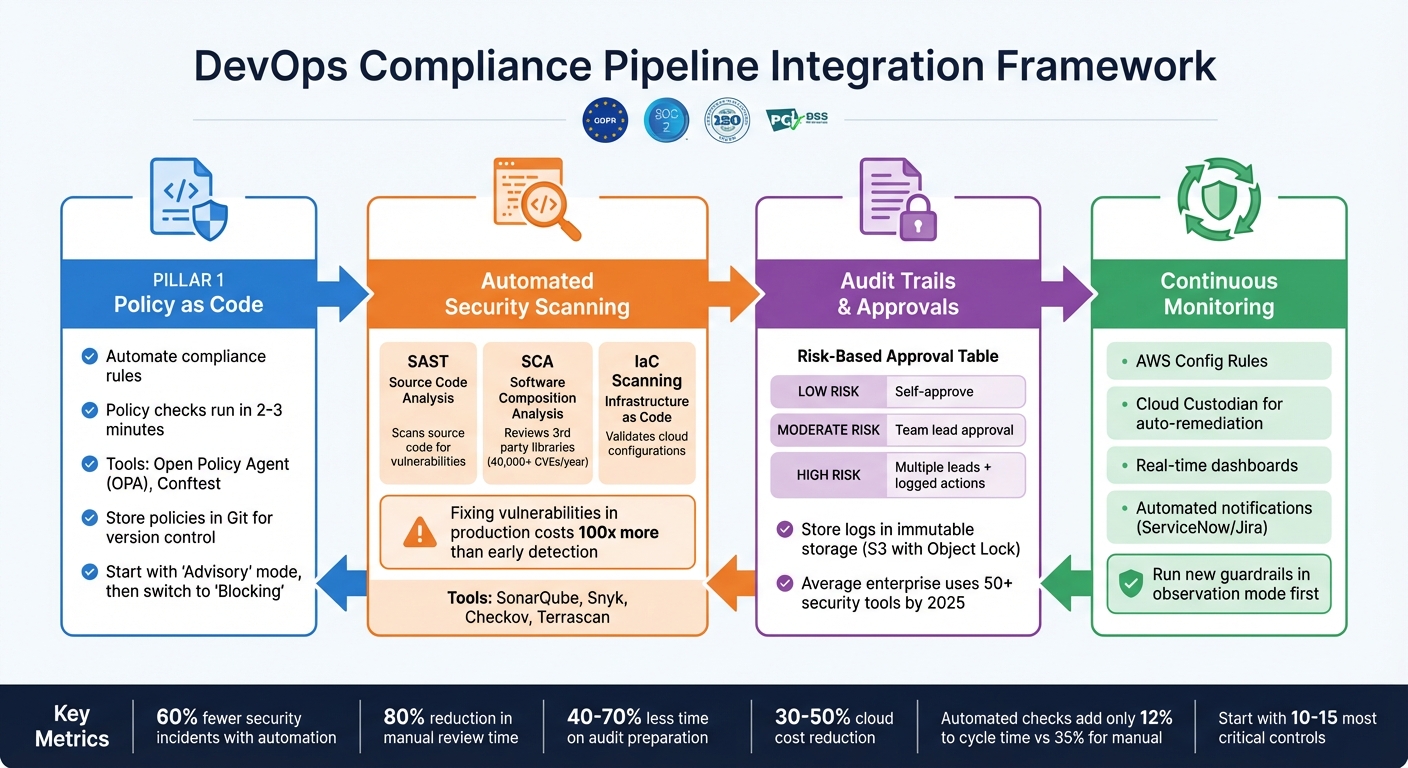 DevOps Compliance Pipeline Integration Framework