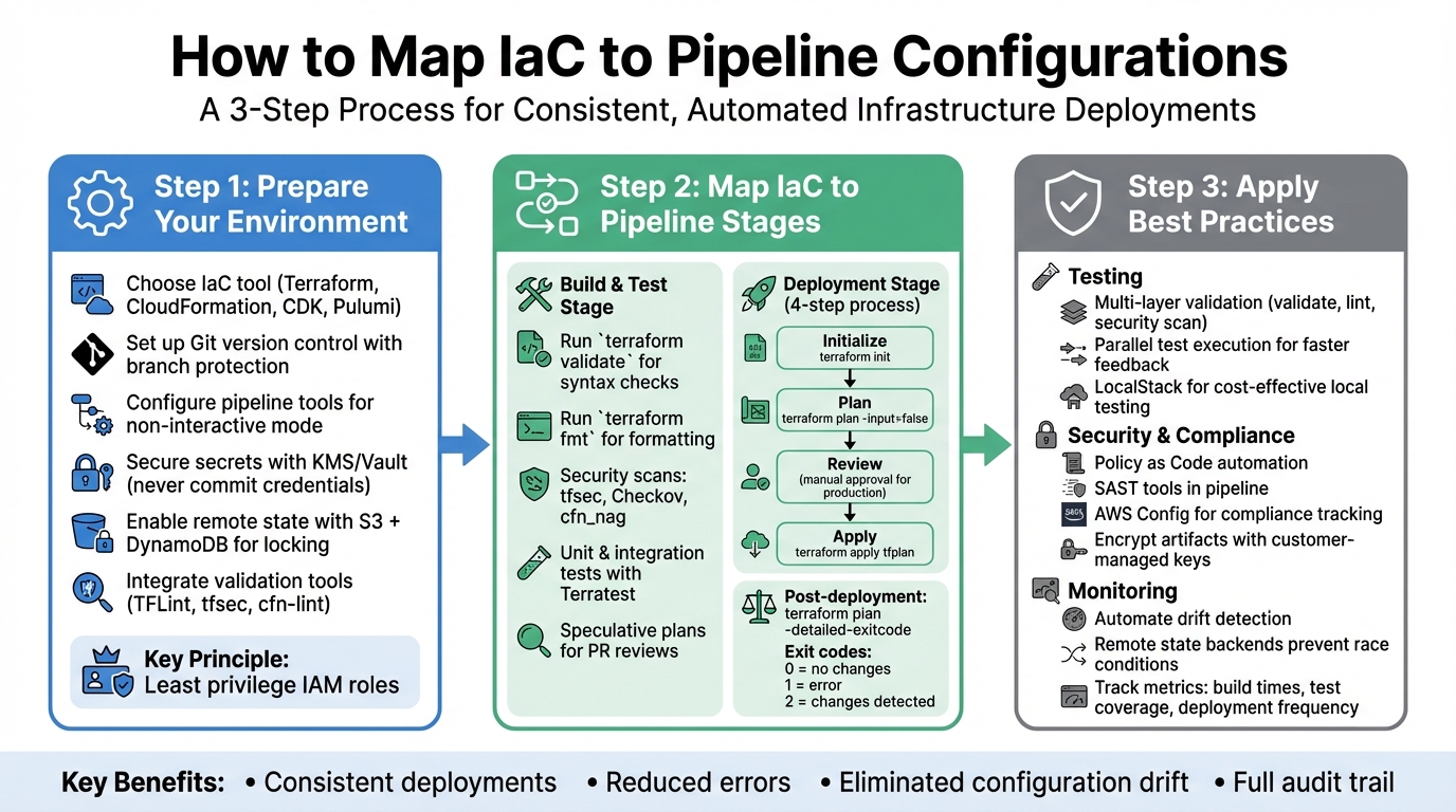 3-Step Process for Mapping IaC to CI/CD Pipeline Configurations