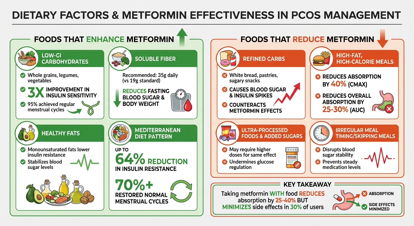 How Diet Choices Impact Metformin Effectiveness in PCOS Treatment