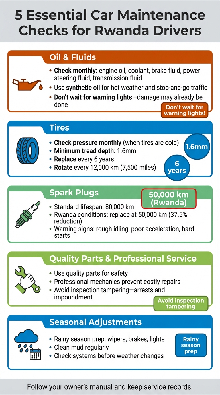 5 Essential Car Maintenance Checks for Rwanda Drivers