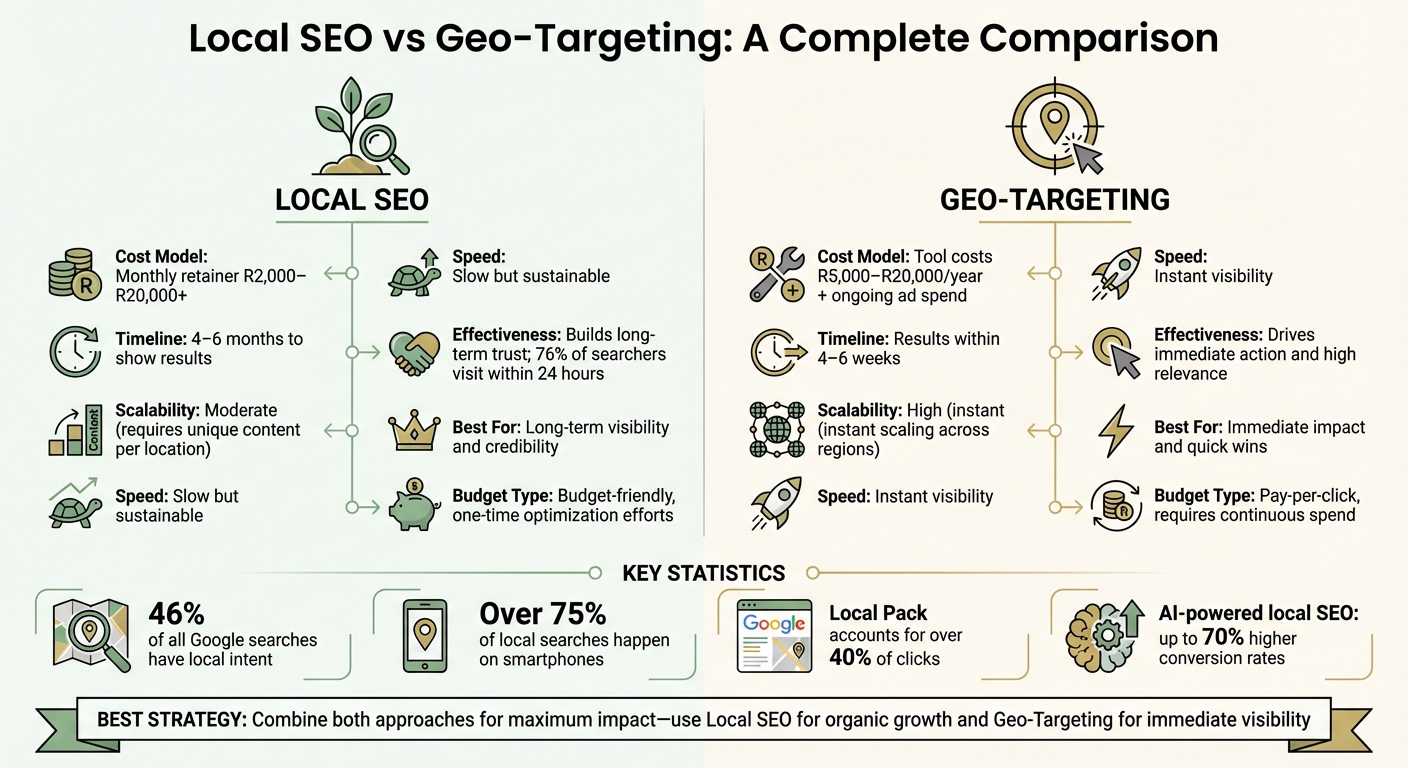 Local SEO vs Geo-Targeting: Key Differences and Benefits for South African Businesses