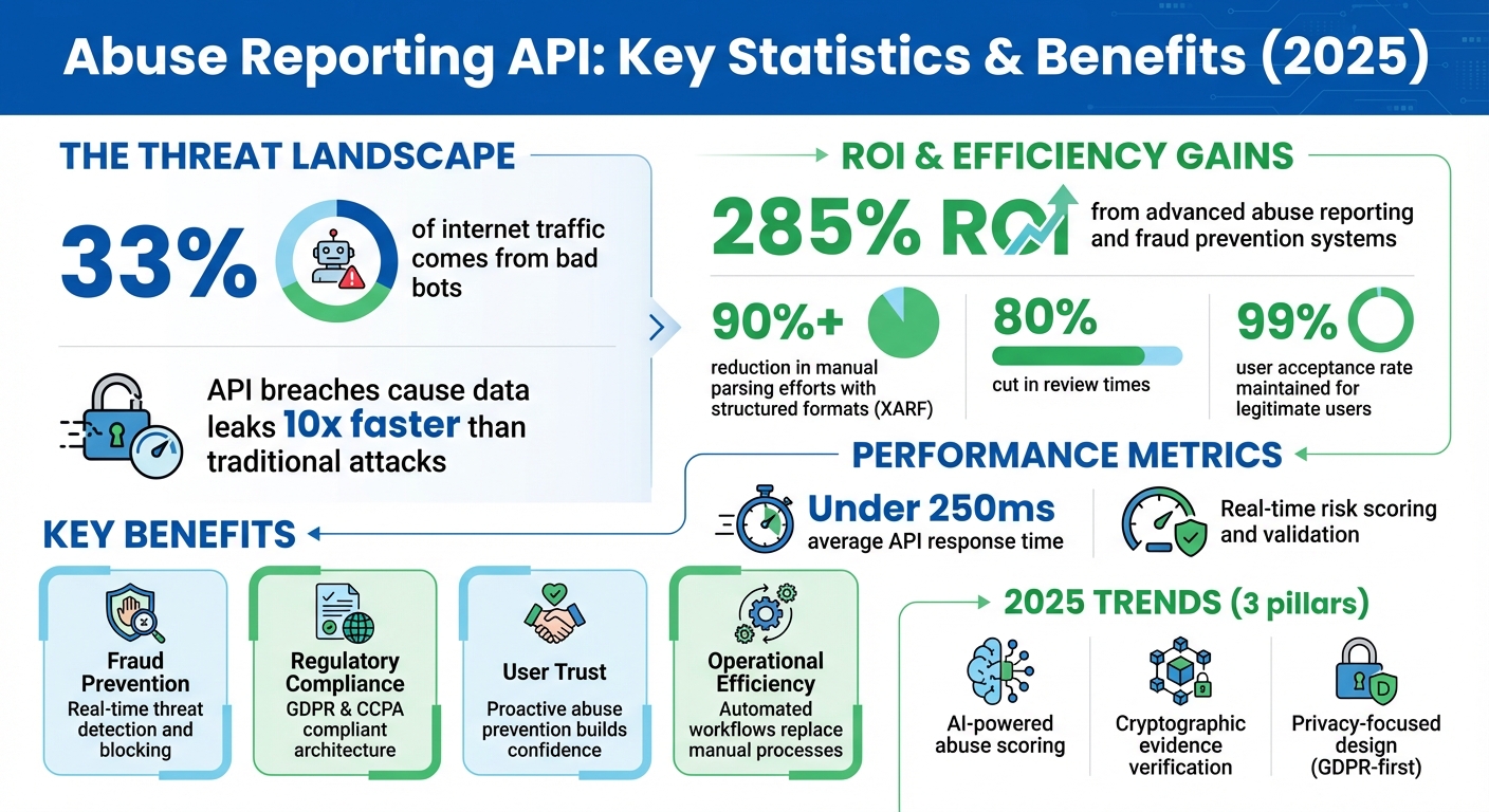 Abuse Reporting API Benefits and Statistics 2025
