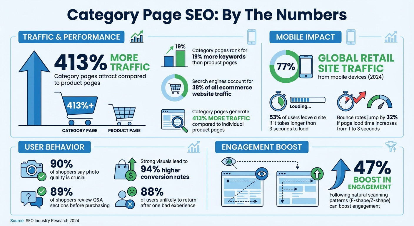 Category Page SEO Performance Statistics and Key Optimization Metrics