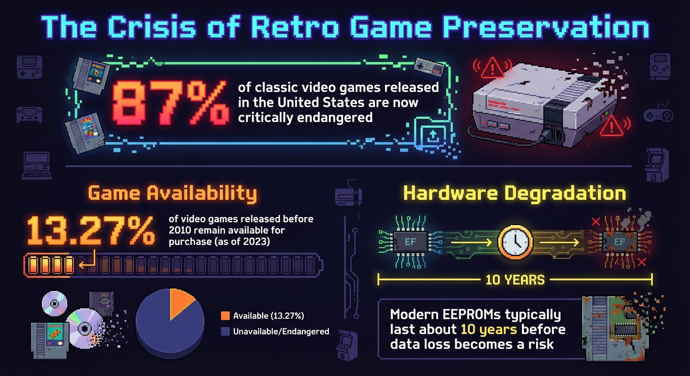 The State of Retro Game Preservation: Critical Statistics