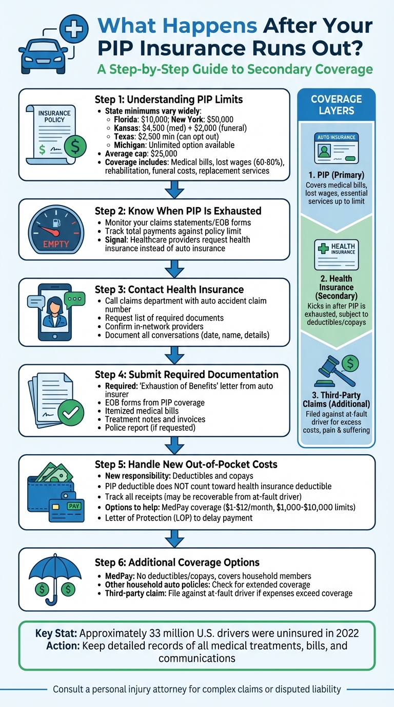How to Transition from PIP to Secondary Insurance After Coverage Runs Out