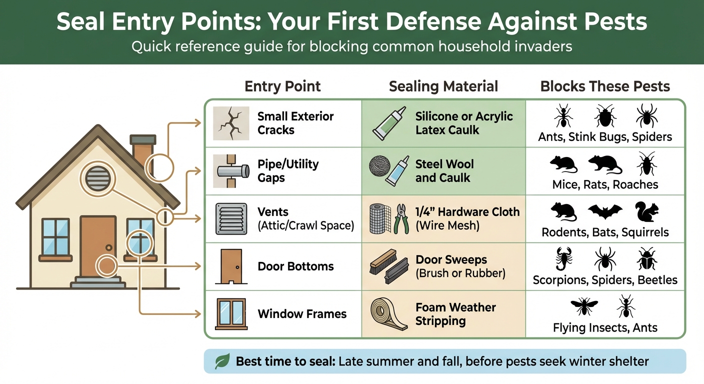 Home Entry Points Sealing Guide for Pest Prevention