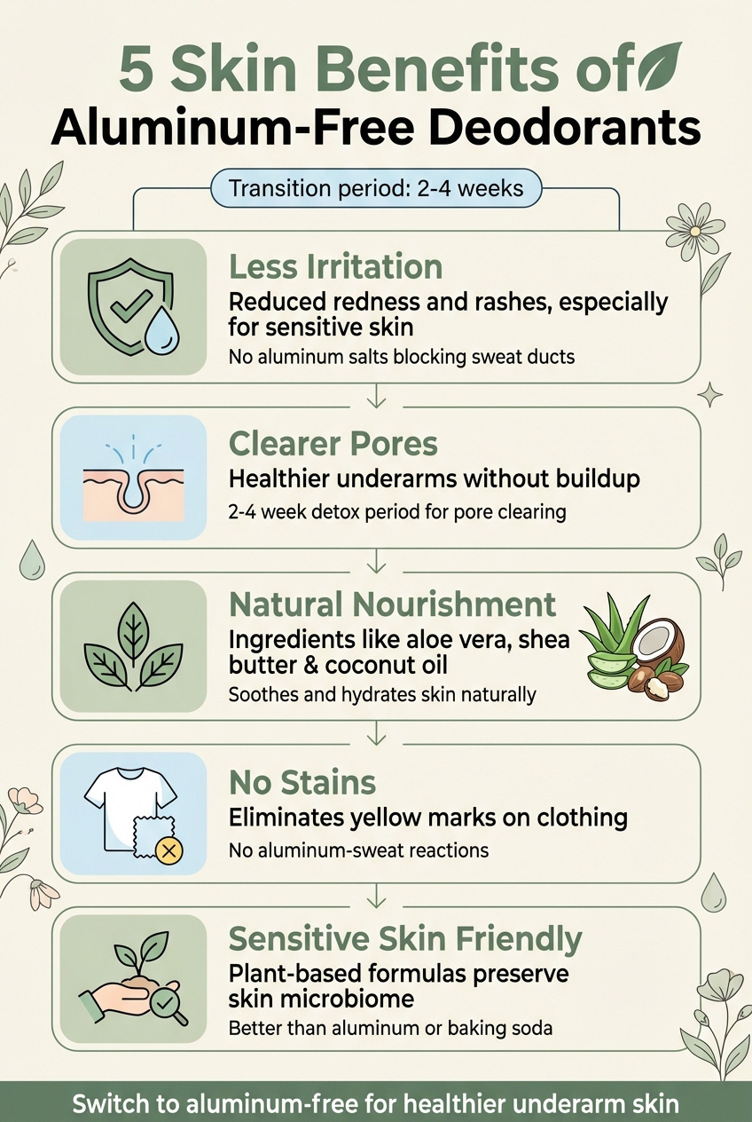 5 Skin Benefits of Aluminum-Free Deodorants