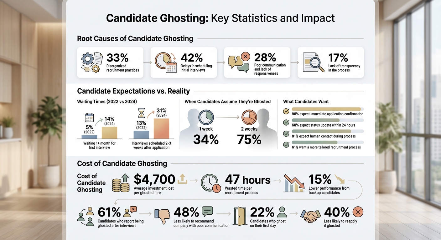 Candidate Ghosting Statistics and Impact on Recruitment