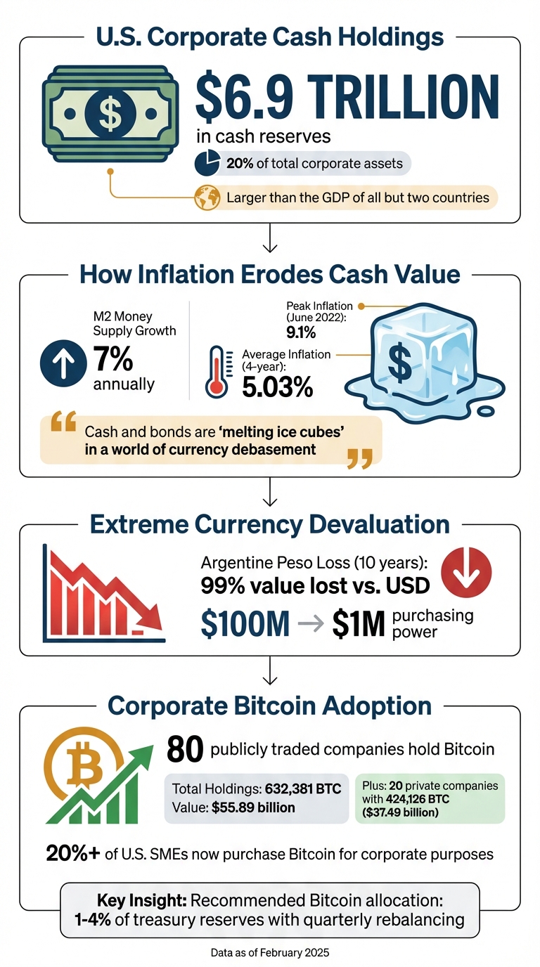 The Hidden Costs of Excess Corporate Cash Holdings: Key Statistics