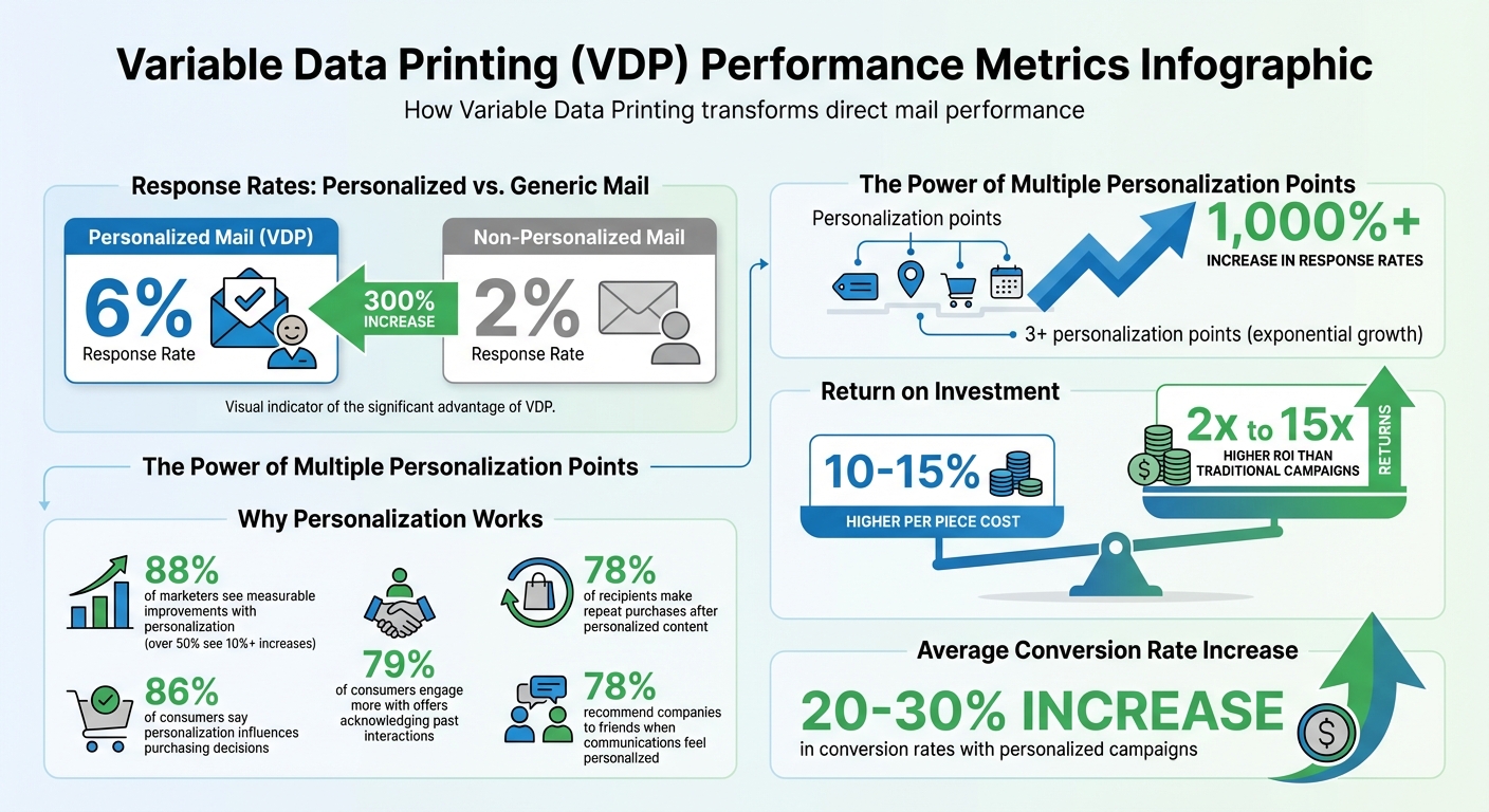 Variable Data Printing Statistics: Response Rates and ROI Comparison