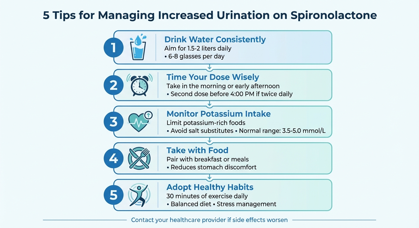 5 Tips for Managing Increased Urination While Taking Spironolactone