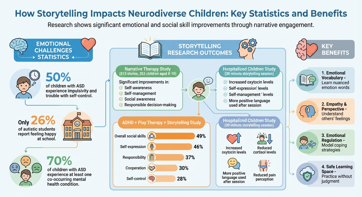 How Storytelling Impacts Neurodiverse Children: Key Statistics and Benefits