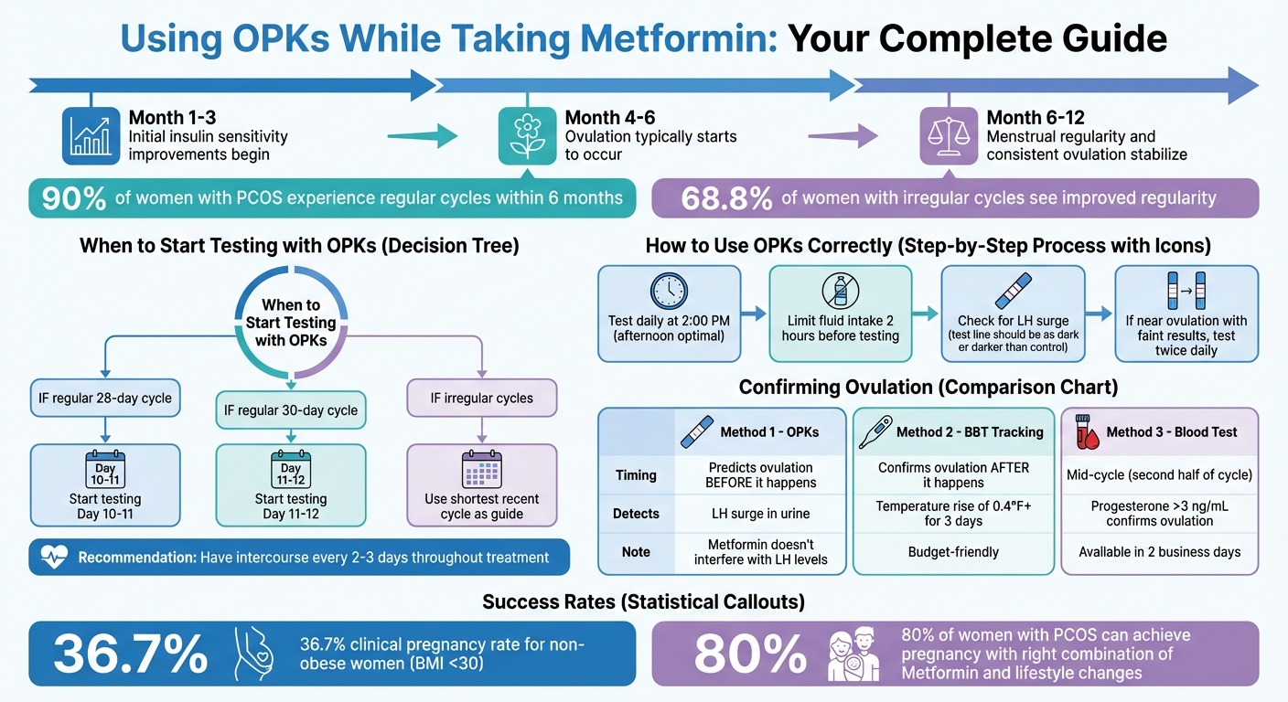 How to Use OPKs While Taking Metformin: Timeline and Testing Guide