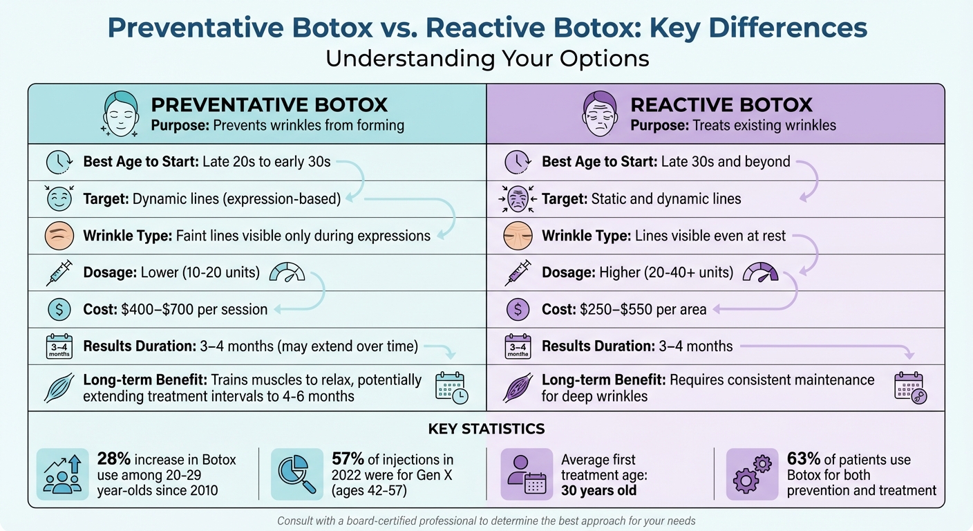 Preventative vs Reactive Botox: Complete Comparison Guide