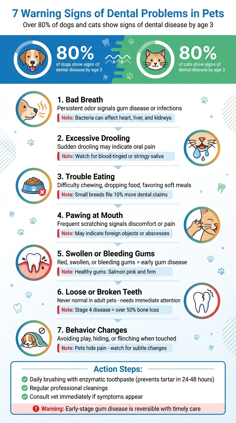 7 Warning Signs of Dental Problems in Dogs and Cats