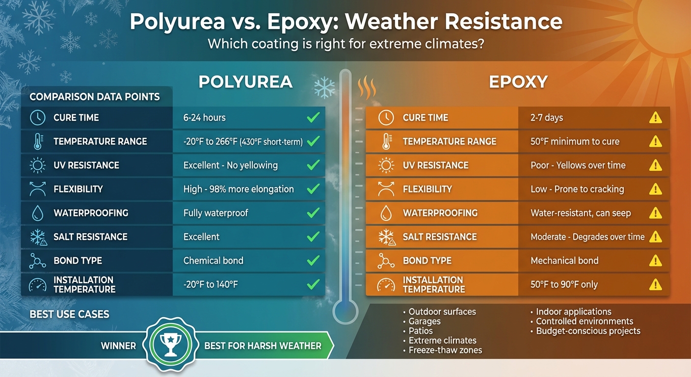 Polyurea Vs. Epoxy: Weather Resistance 5 Polyurea Vs Epoxy Coating Comparison: Weather Resistance And Performance