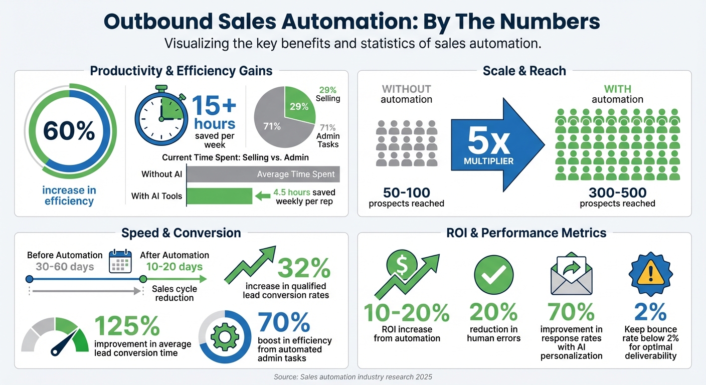 Outbound Sales Automation Impact: Key Statistics and Benefits