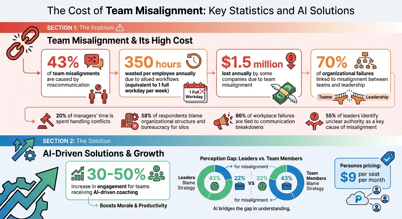 The Cost of Team Misalignment: Key Statistics and AI Solutions