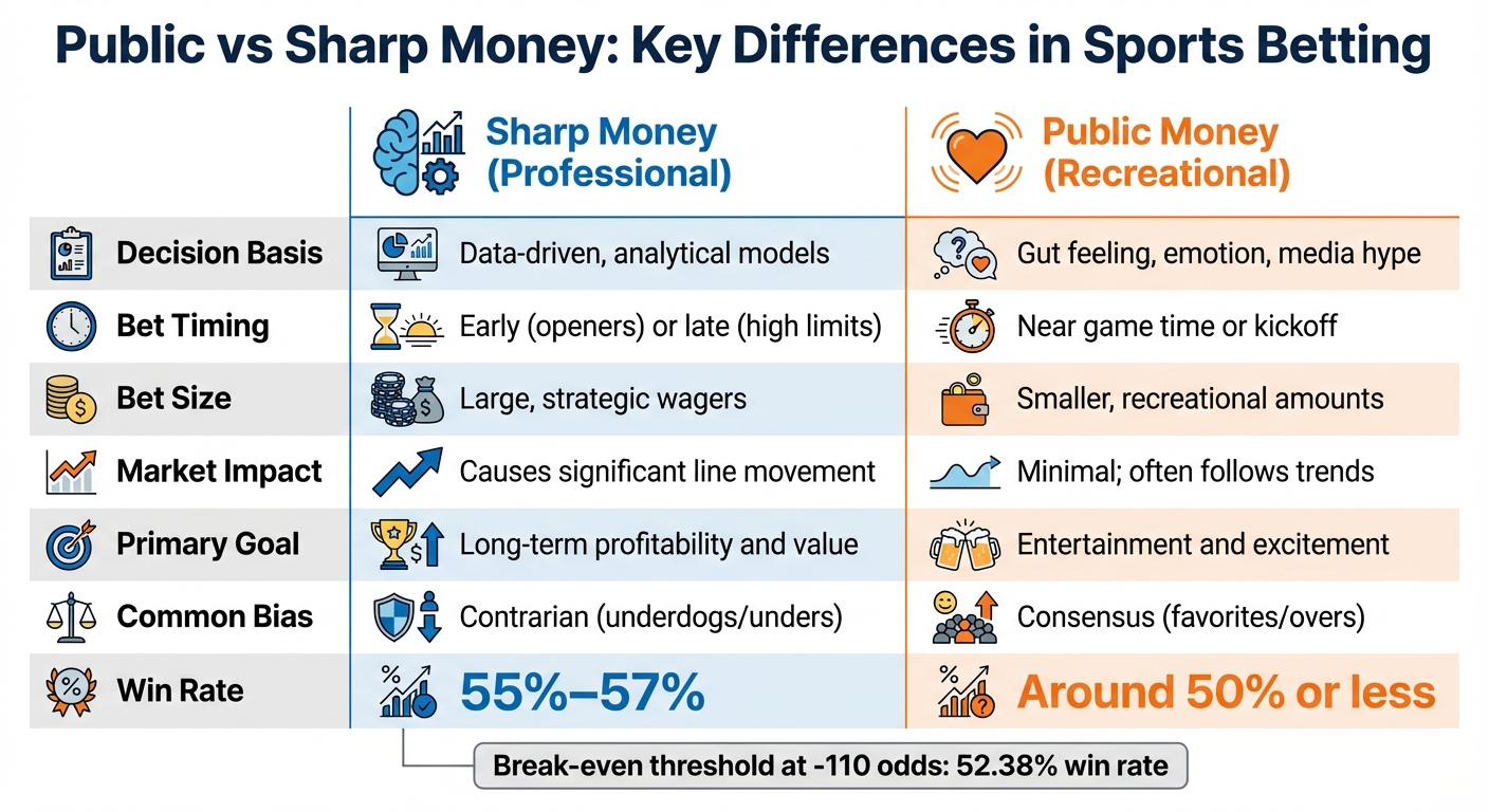 Public vs Sharp Money: Key Differences in Sports Betting
