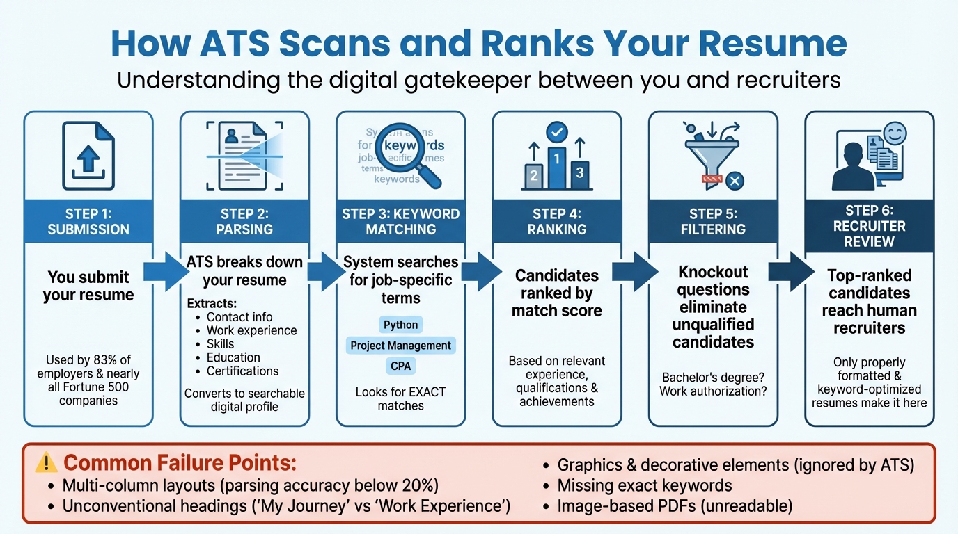 How ATS Scans and Ranks Your Resume: The Complete Process