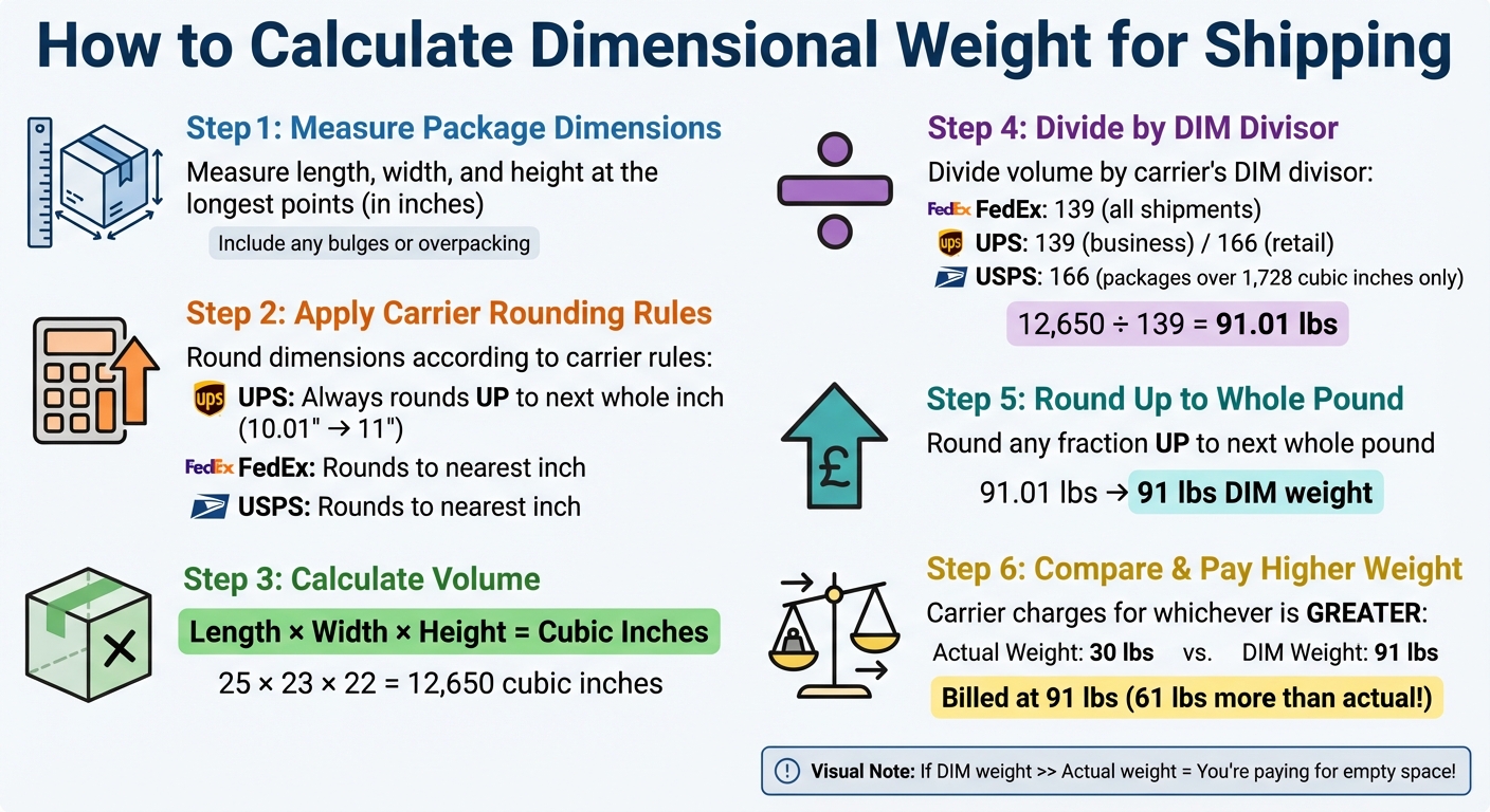 How to Calculate Dimensional Weight for Shipping: Step-by-Step Guide
