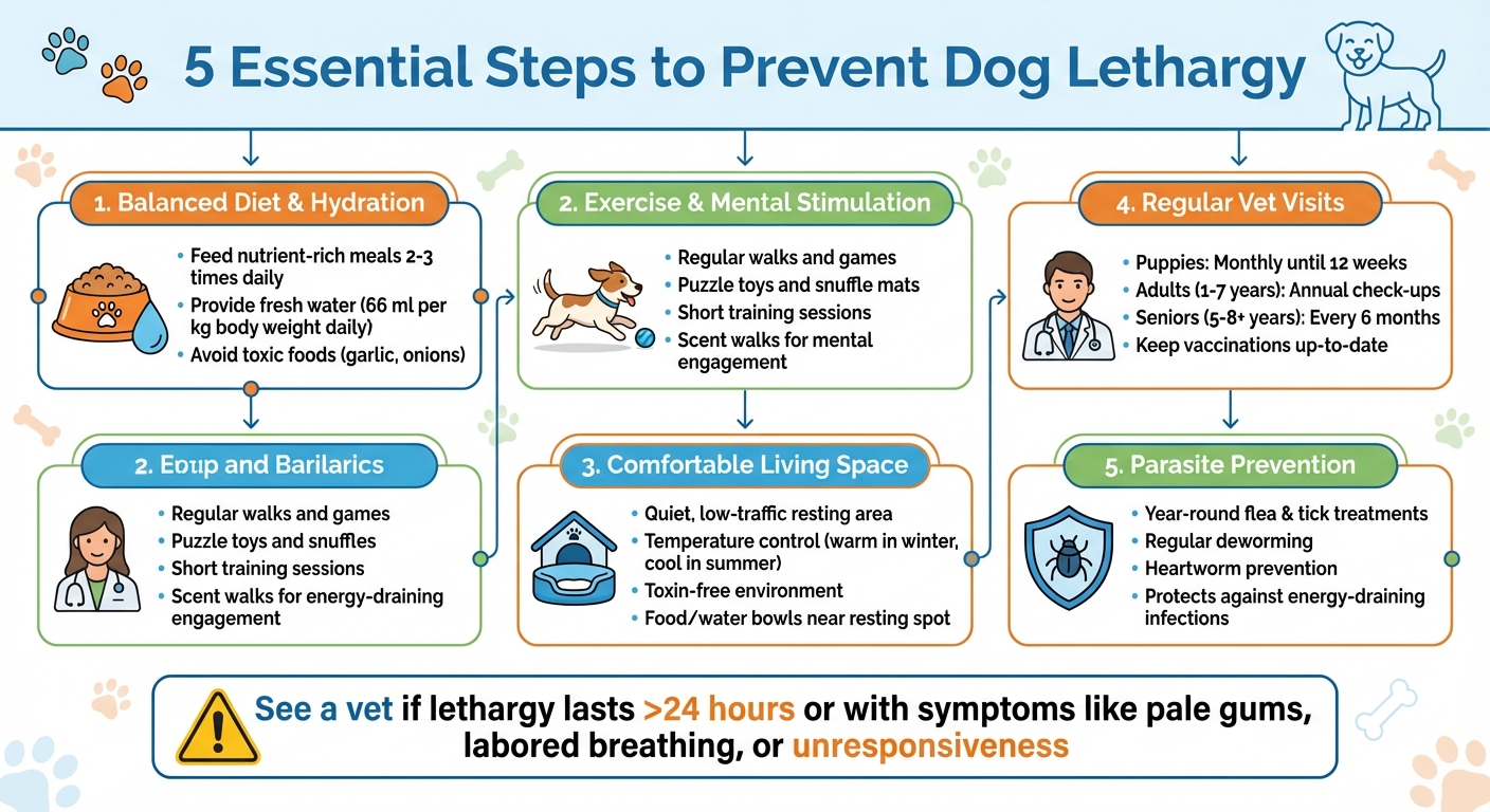 5 Essential Steps to Prevent Dog Lethargy