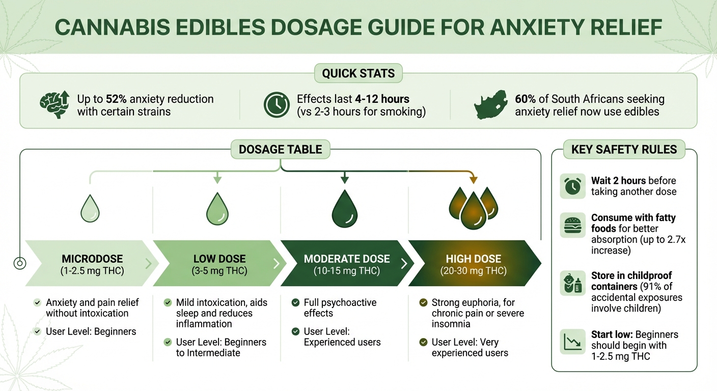 Cannabis Edibles Dosage Guide for Anxiety Relief
