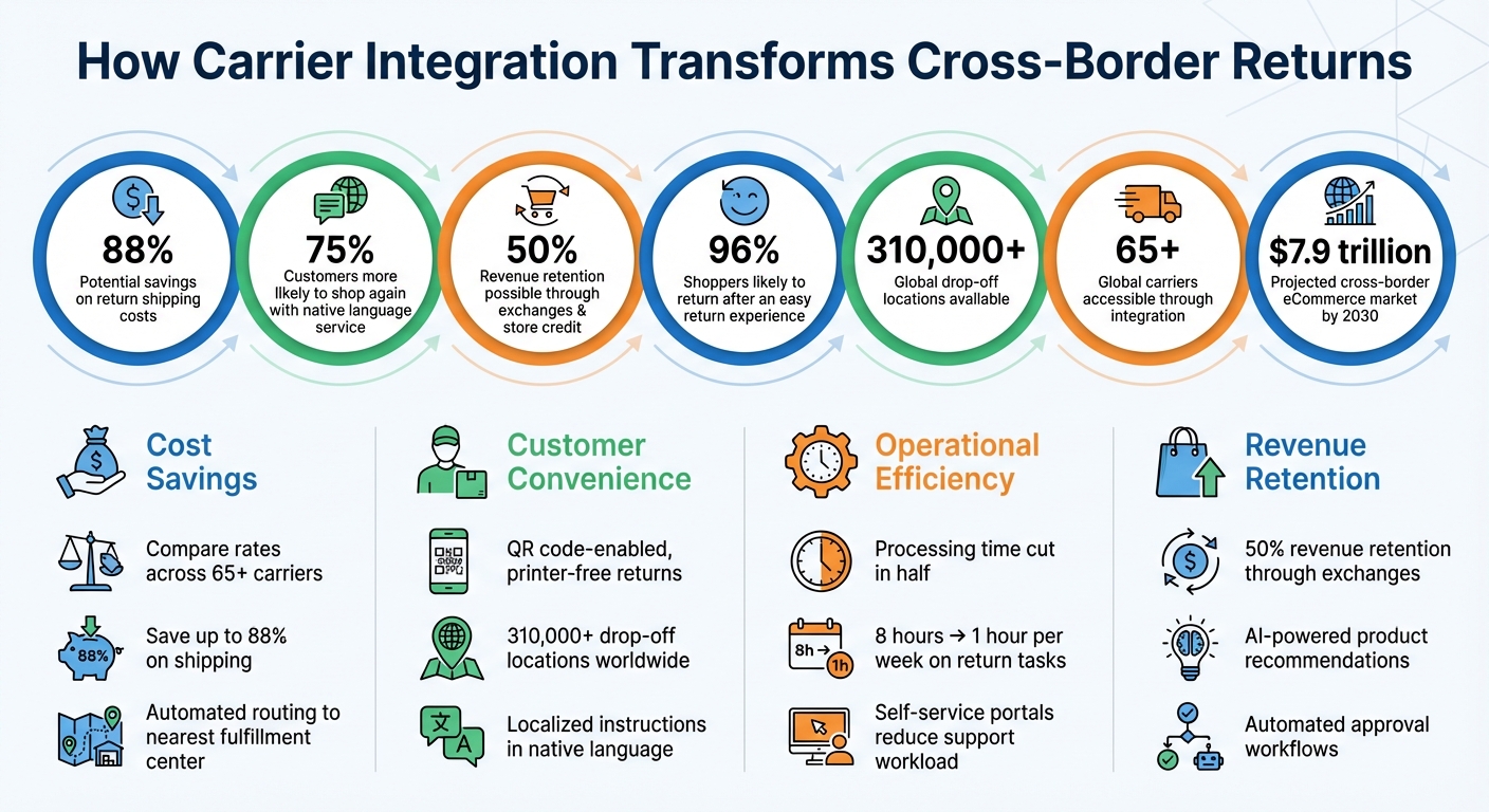 Key Benefits of Carrier Integration for Cross-Border Returns
