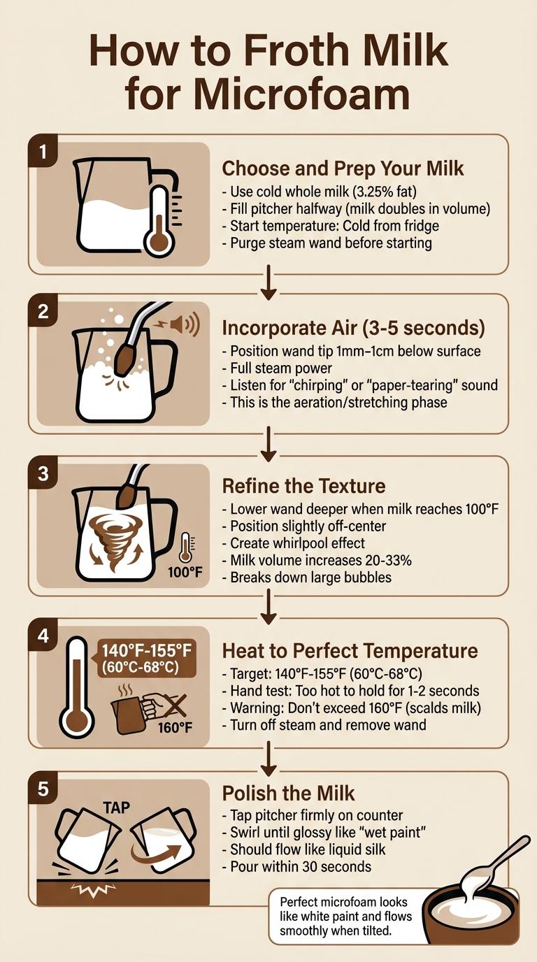 5-Step Guide to Creating Perfect Microfoam for Lattes