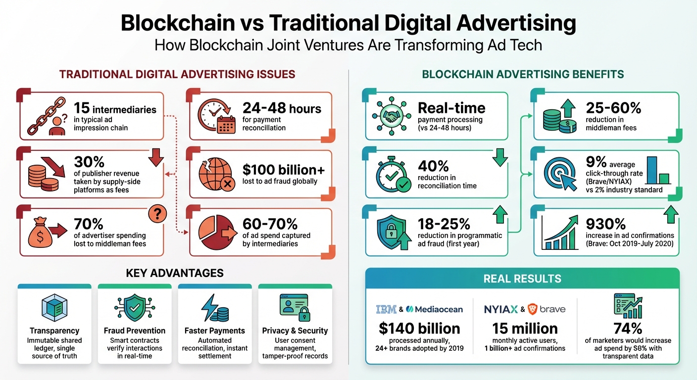 Blockchain vs Traditional Digital Advertising: Key Metrics and Benefits Comparison