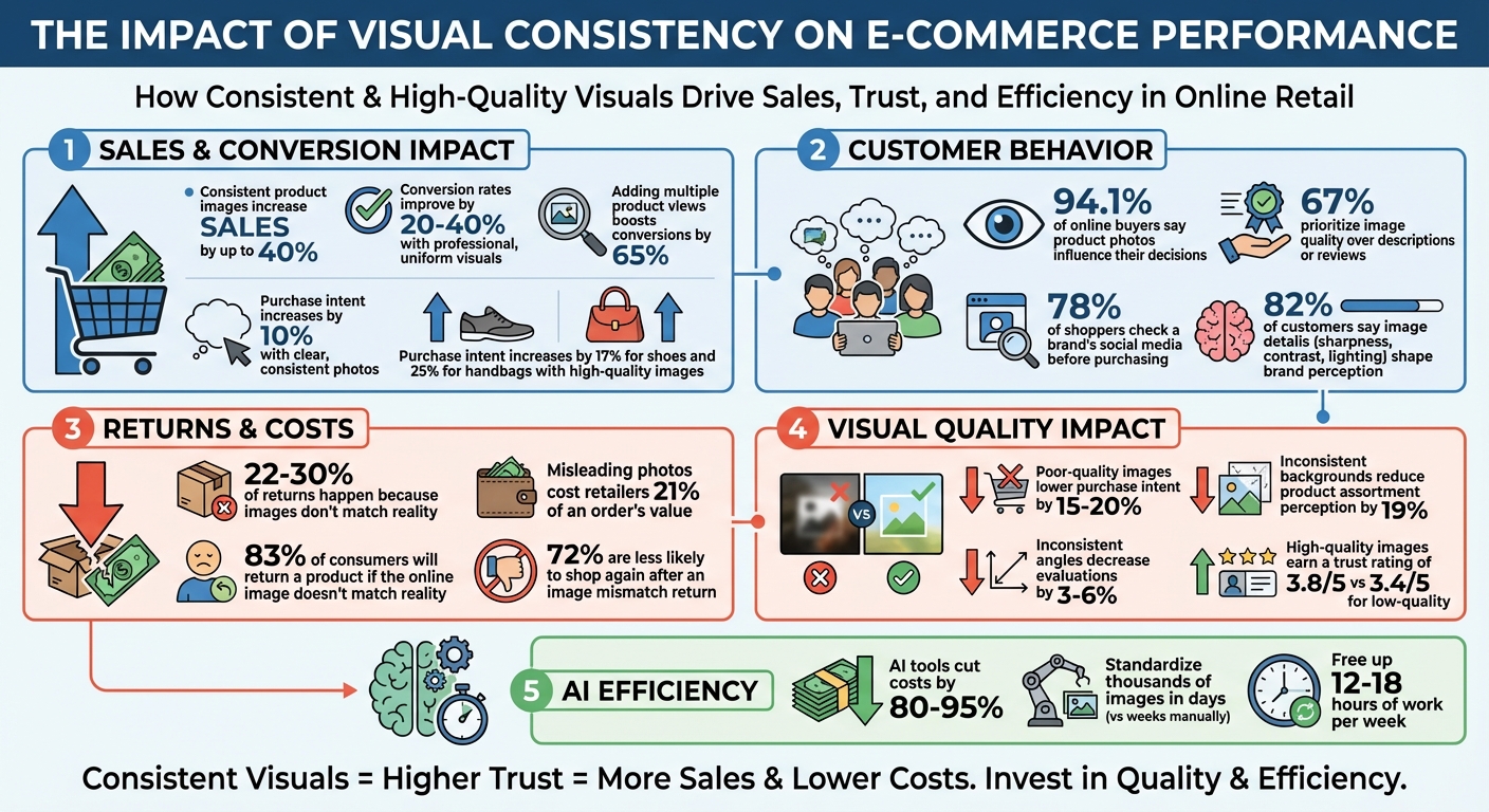 Visual Consistency Impact on E-commerce Sales and Returns
