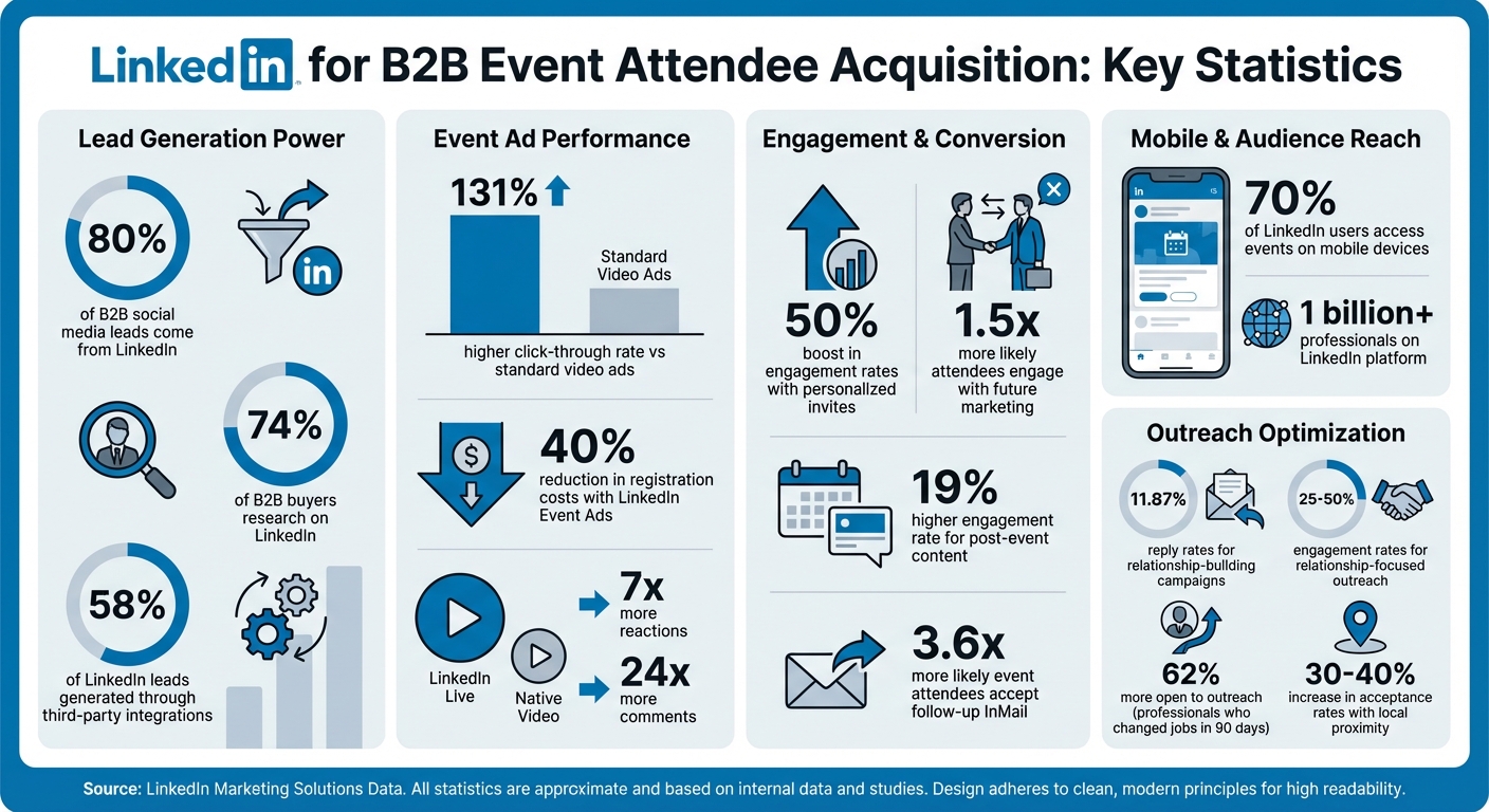 LinkedIn B2B Event Marketing Statistics and ROI Metrics