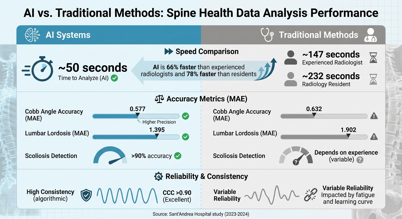 AI vs Traditional Methods in Spine Health Analysis: Speed, Accuracy and Workflow Comparison