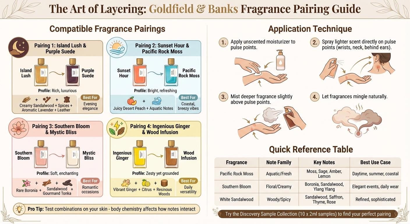 Goldfield & Banks Fragrance Layering Guide: Best Scent Combinations