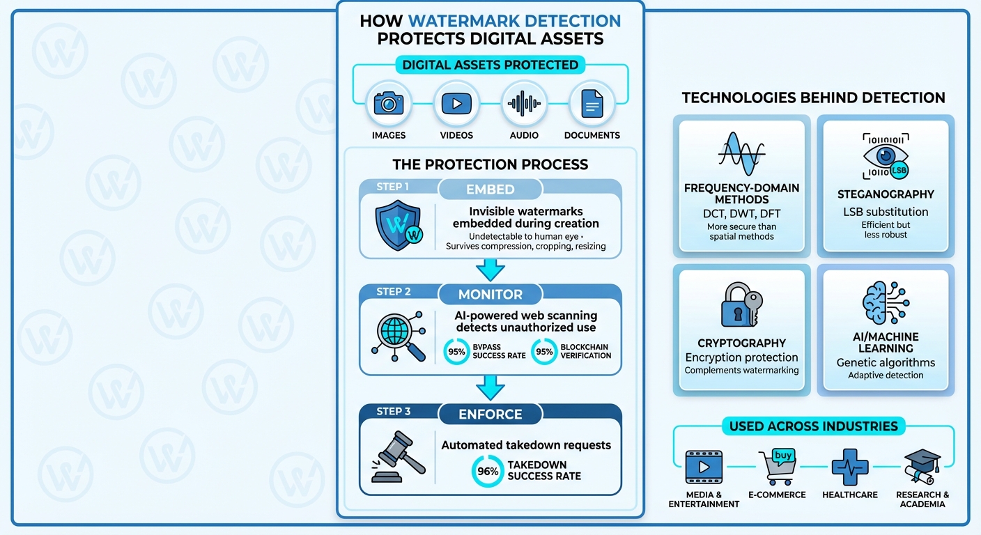 How Watermark Detection Works: From Embedding to Enforcement