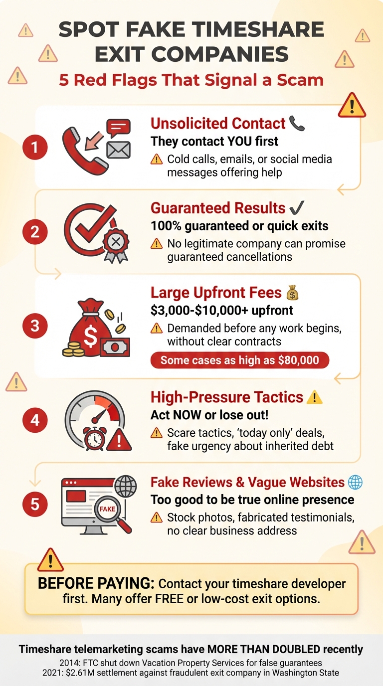 5 Red Flags of Fake Timeshare Exit Companies