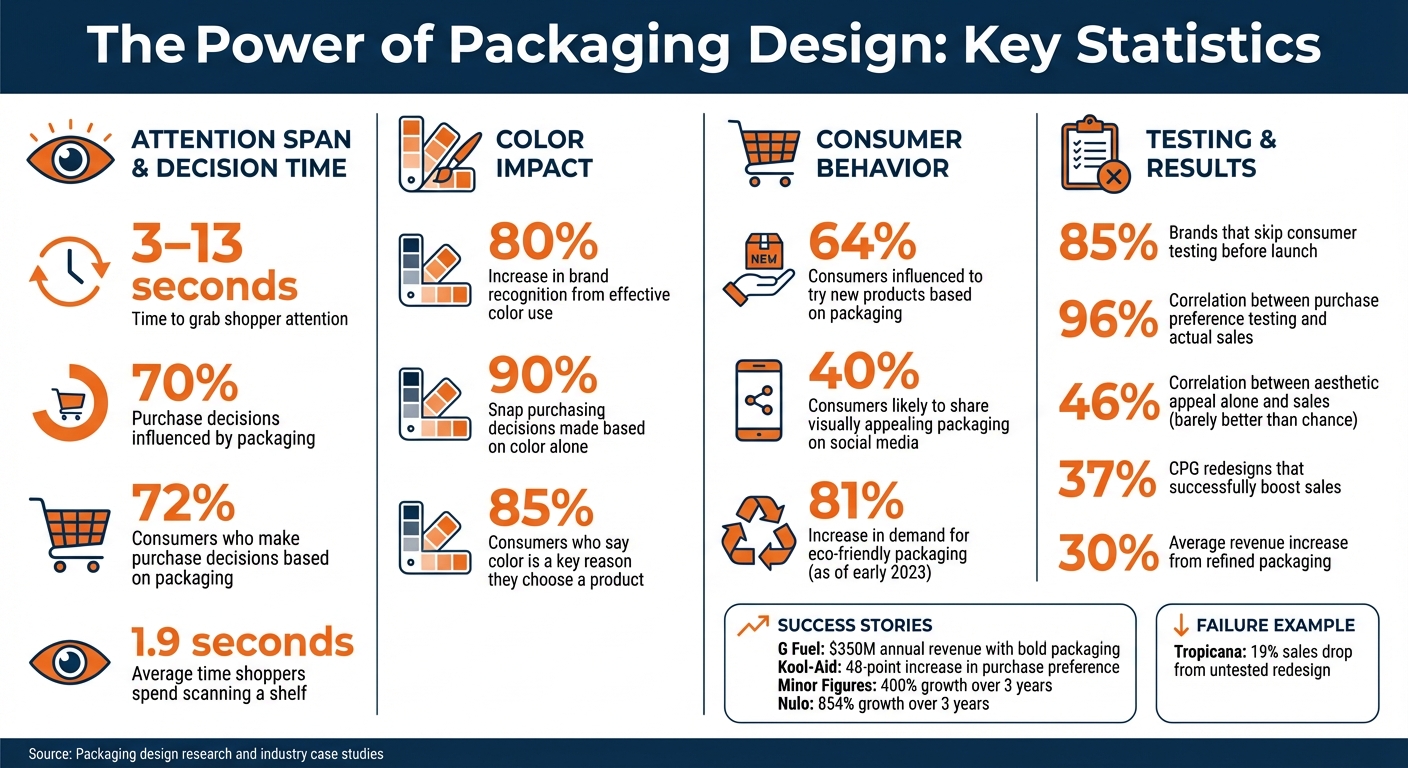 Packaging Design Statistics: Impact on Purchase Decisions and Brand Recognition