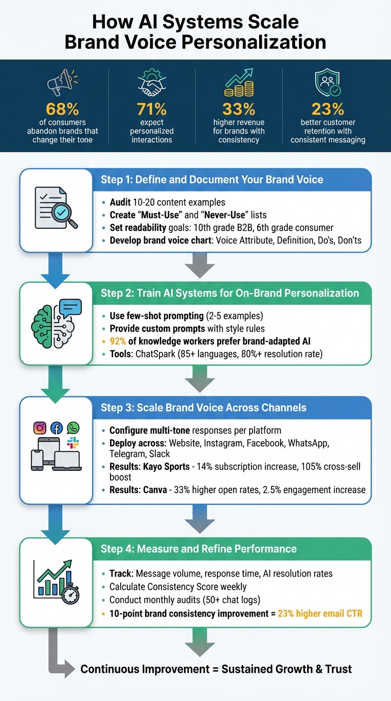 4-Step Process to Scale Brand Voice with AI Systems