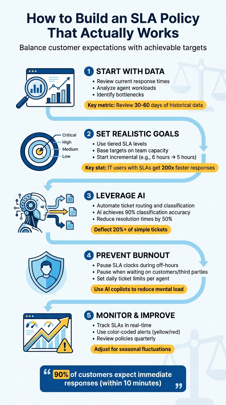 5-Step Framework for Building Balanced SLA Policies That Improve Response Times