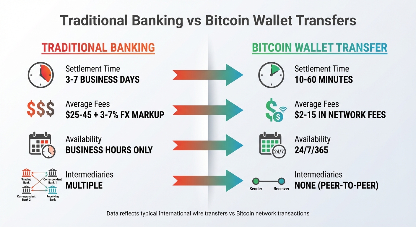 Bitcoin vs Traditional Banking: Treasury Transaction Comparison