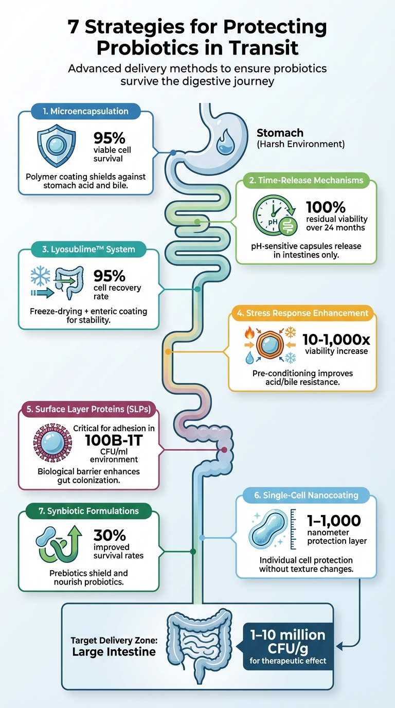 7 Probiotic Protection Strategies for Digestive Transit