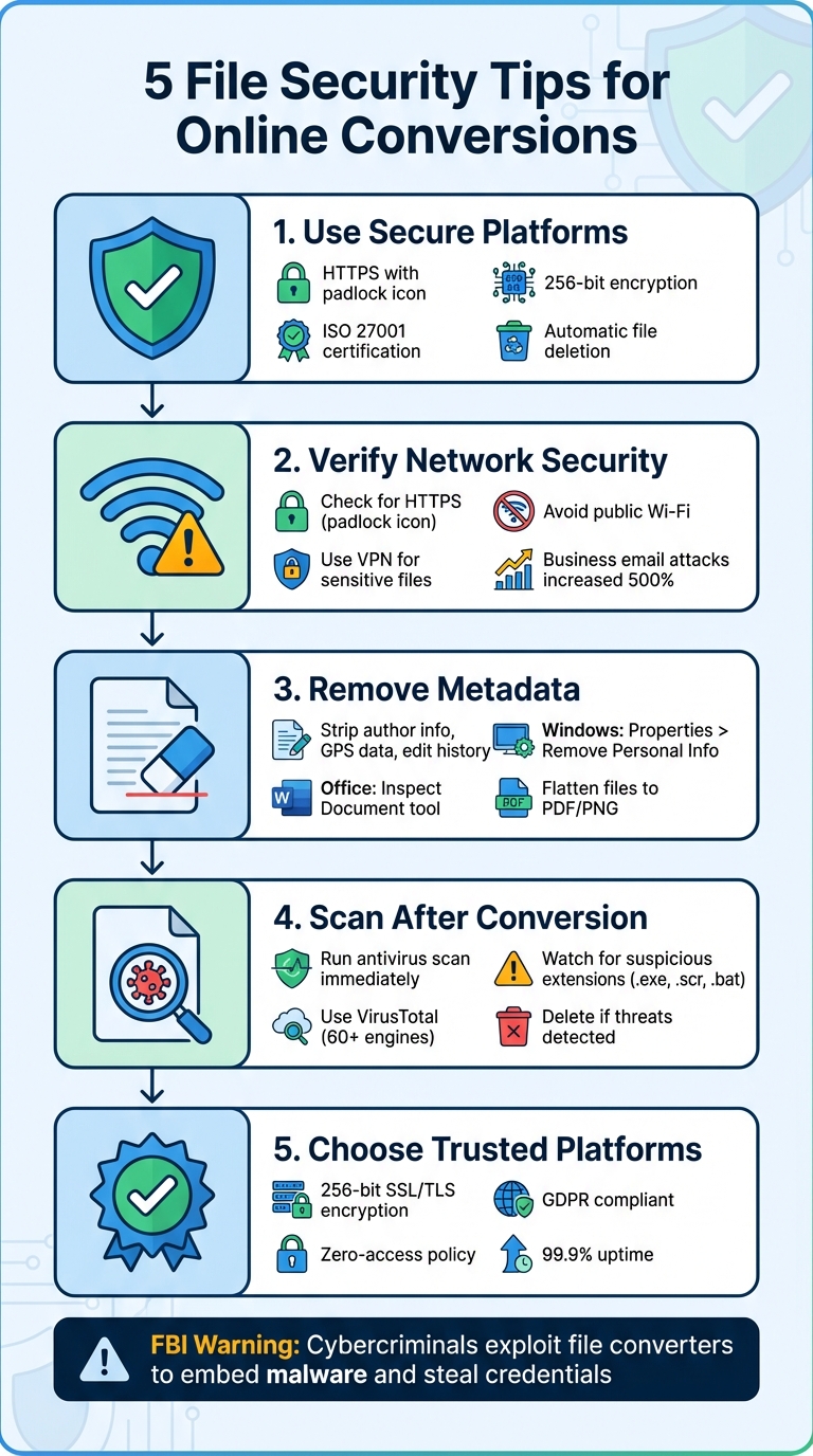 5 Essential File Security Tips for Safe Online Conversions