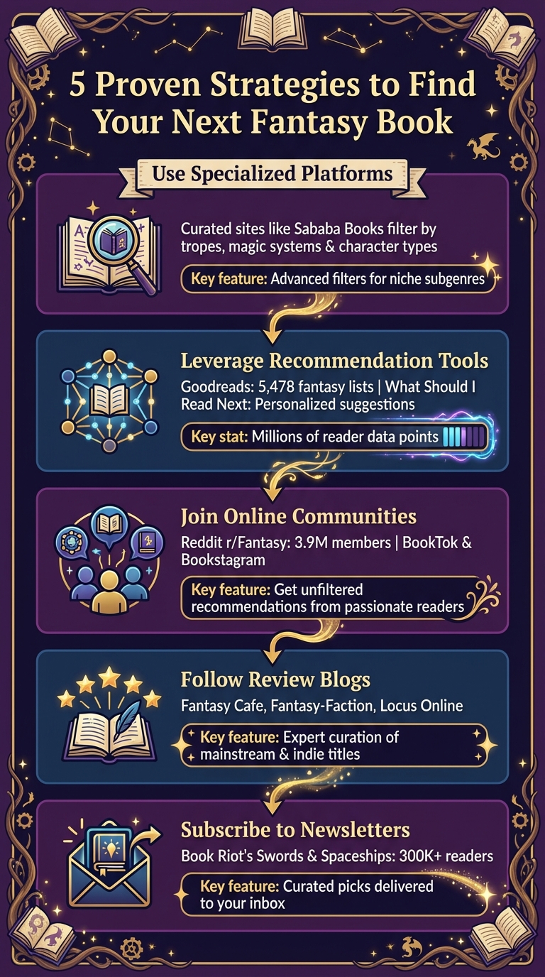 5 Proven Strategies to Find Your Next Fantasy Book