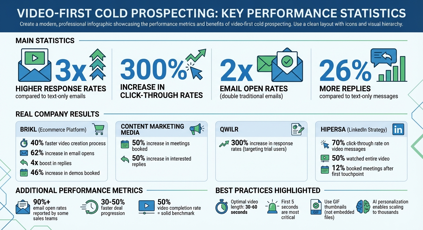 Video-First Cold Prospecting Performance Statistics and ROI Metrics