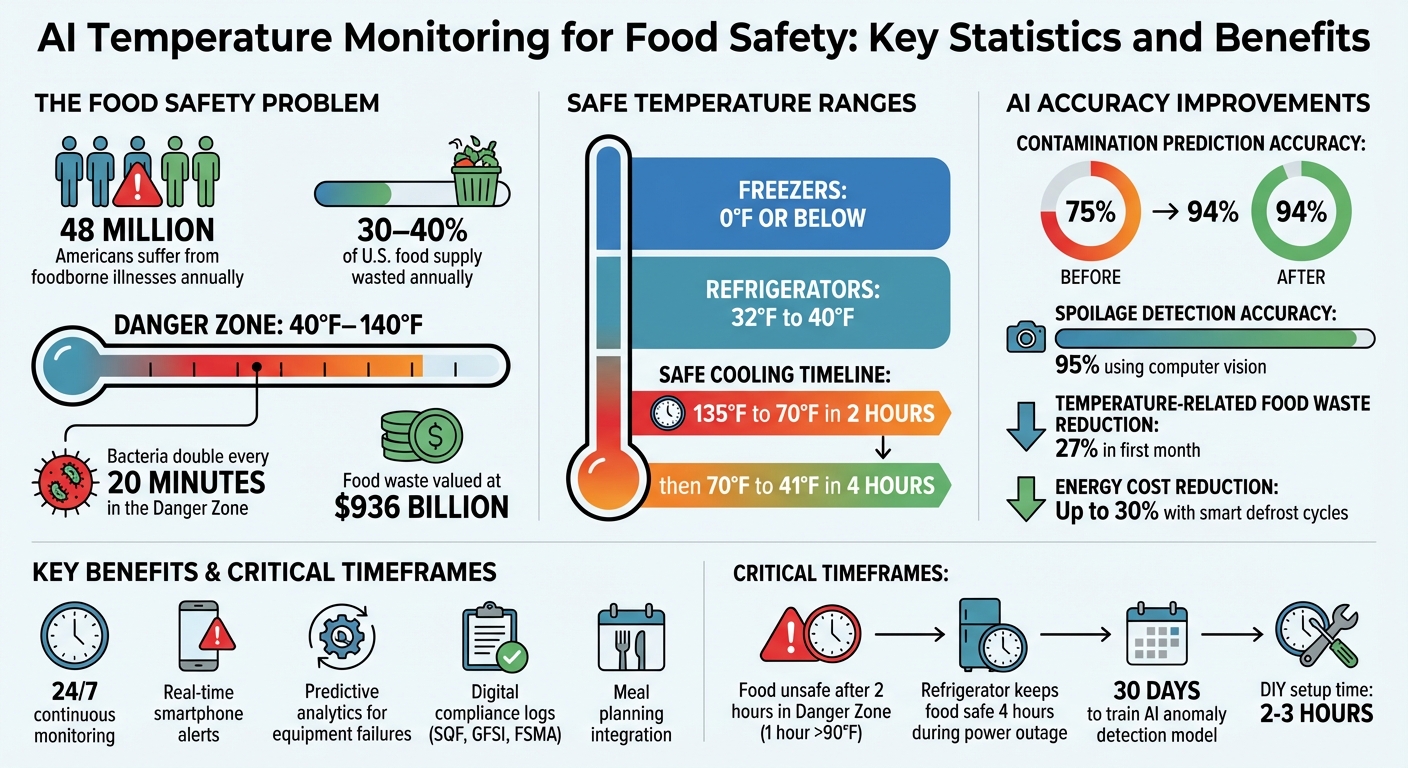 AI Temperature Monitoring for Food Safety: Key Statistics and Benefits