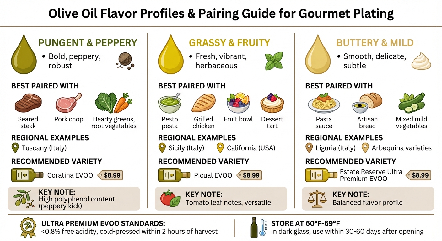 Olive Oil Flavor Profiles and Food Pairing Guide